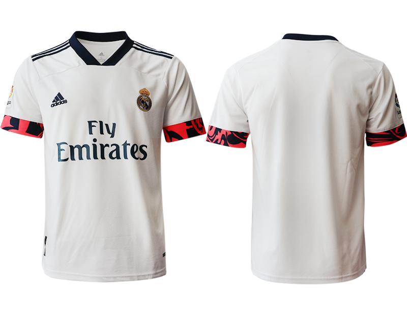 Men 2020-2021 club Real Madrid home aaa version blank white Soccer Jerseys2->real madrid jersey->Soccer Club Jersey